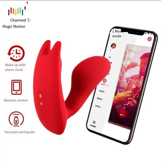 Huevo vibrador interactivo con control remoto Meidong Thumb Elf